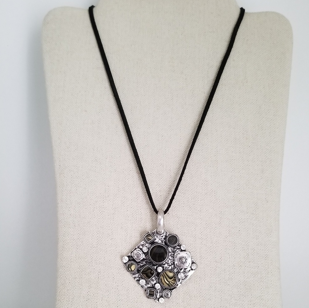 Premier Designs necklace and three enhancers